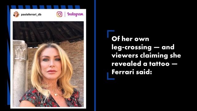 Euro 2020 host Paola Ferrari in underwear controversy after ‘Basic Instinct’ moment | New York Post смотреть онлайн