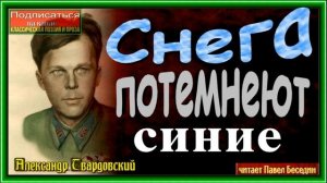 Снега потемнеют синие ,Александр Твардовский  ,читает Павел Беседин