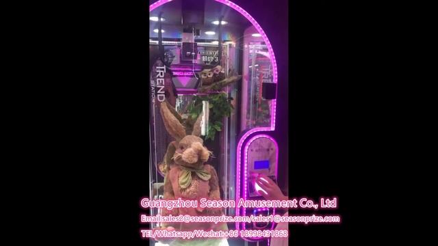 How to play/win in Pink Date cutting prize game machine, barber cut arcade game Season Amusement смотреть онлайн