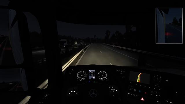 Mercedes-Benz New Actros - night Drive - trailer Transport | Euro Truck Simulator 2 | #2 смотреть онлайн