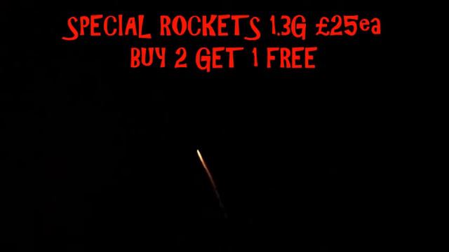 ROYAL PARTY FIREWORKS - SPECIAL ROCKETS 1.3G £25ea BUY 2 GET 1 FREE - WWW.FIREWORKSBOUTIQUE.COM смотреть онлайн