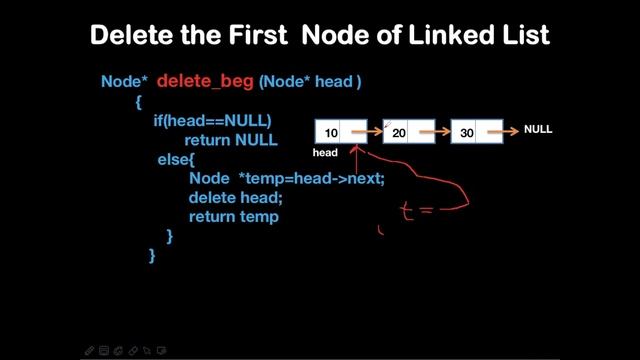 Delete the First Node of Linked List | Data Structure | Lecture 8 смотреть онлайн