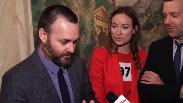Will Forte, Olivia Wilde and Jason Sudeikis at the Atlantic Theater Company Actor's Choice Gala смотреть онлайн