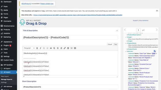Import Any CSV, XML, or Excel File into WordPress WooCommerce. WP ALL Import plugin demonstration. смотреть онлайн