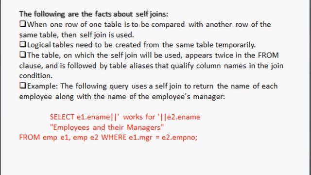 Oracle 11g XE Chapter 9 - SQL Join SubQuery Correltd Hierarchy смотреть онлайн