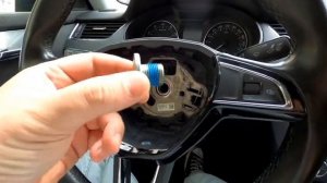 Как снять подушку безопасности в руле и сам руль Skoda Octavia, Superb, Rapid, Kodiaq, Fabia