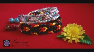 Плетеный браслет Кумихимо.