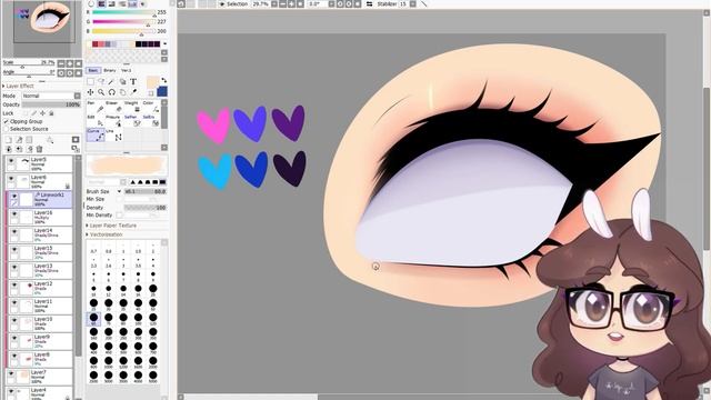 #TUTORIAL #DIBUJO ✨OJOS GALAXIA✨ ~ ?Easy Paint Tool Sai 2? смотреть онлайн
