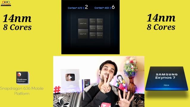SAMSUNG M20 EXYNOS 7904 ? SNAPDRAGON 636 or 660 | WHICH is POWERFUL? смотреть онлайн