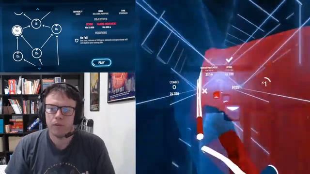 Beat Saber Campaign Level 14A Tutorial смотреть онлайн