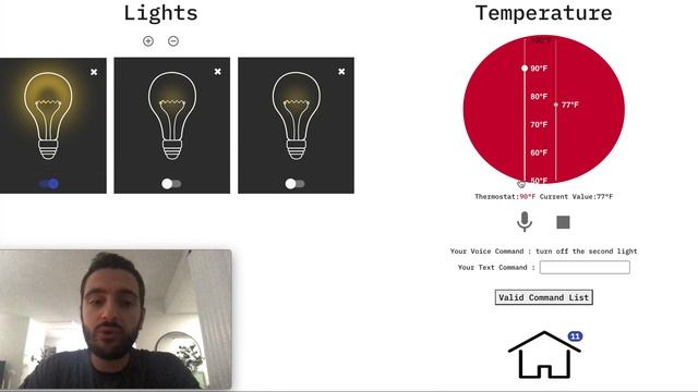 SmartHome Project ( Speech Recognition - React - Flask ) смотреть онлайн