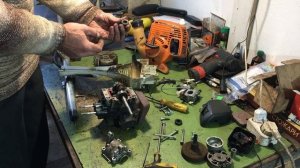 Не заводиться бензокоса STIHL FS55 / Ремонт бензокоси / STIHL FS55