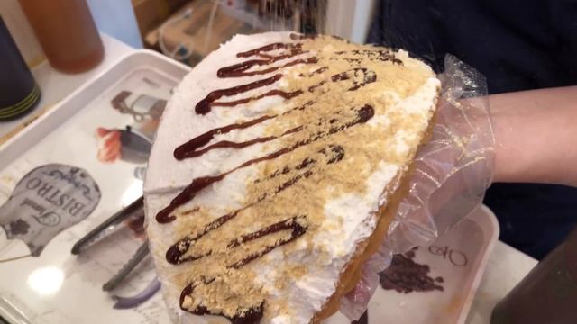 생크림 빵빵 와플 / Amazing fresh cream waffle making master - korean street food смотреть онлайн