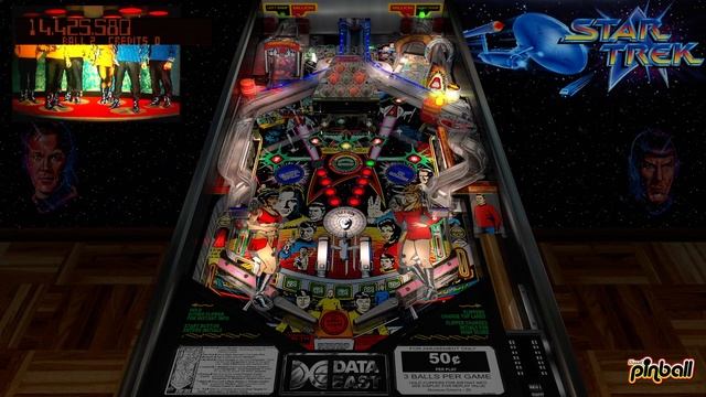 Star Trek 25th Anniversary (Data East 1991) | Visual Pinball X | Table Snapshot (Desktop Mode) смотреть онлайн