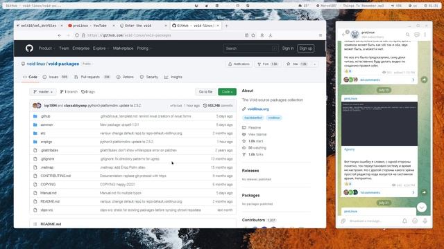 Обзор Void Linux смотреть онлайн