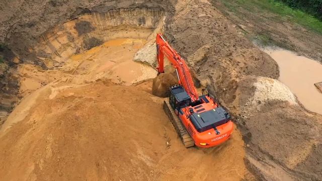 HITACHI - Nouvelle gamme de pelles - Zaxis-7 смотреть онлайн