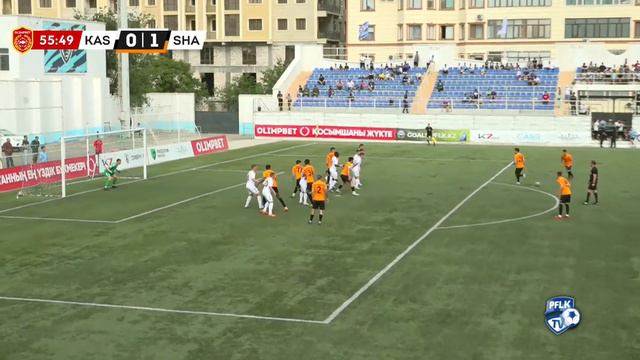 Гол - Т.Чогадзе. Каспий - Шахтер 0:1. 11 тур. OLIMPBET-Чемпионат 2023 смотреть онлайн