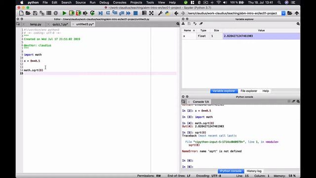 12. Modules and namespaces: Python Preparatory Lectures ComplexEcons@EE Summer Academy 2019 смотреть онлайн