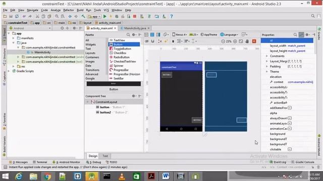 This view is not constrained - Android studio смотреть онлайн