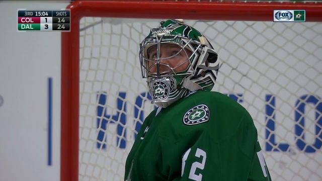 Lehtonen forced to leave after collision with Iginla смотреть онлайн