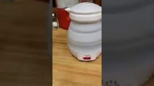 Travel electric kettle | Travel Foldable Electric Kettle | Collapsible Electric Kettle Food Grade смотреть онлайн