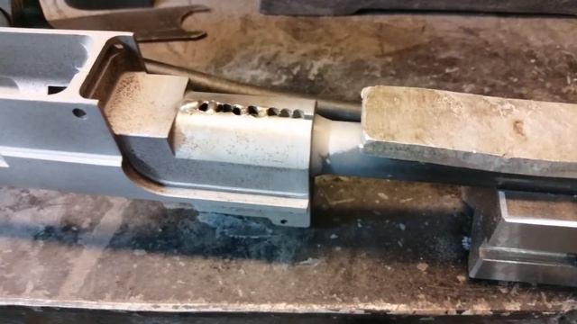 Weld Repair on a CZ58 reciever. смотреть онлайн