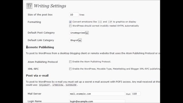 WordPress Tutorials Writing Settings Vid 17 by Purple Turtle смотреть онлайн