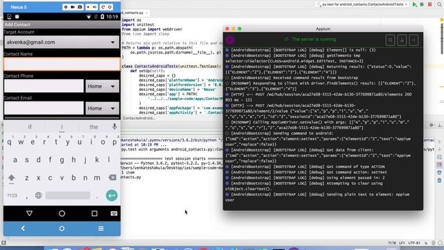 Appium Python Tutorial - Run Appium Test on Real Android Device смотреть онлайн