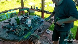 Шикарная люстра из дерево за копейки, своими руками.