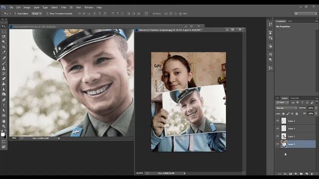 2020.04.08 Мастер-класс фотошоп_2 (Совмещение слоев в единую композицию) смотреть онлайн