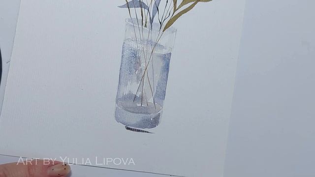 Осенний букет акварелью. Пошаговый видео-мастер класс смотреть онлайн