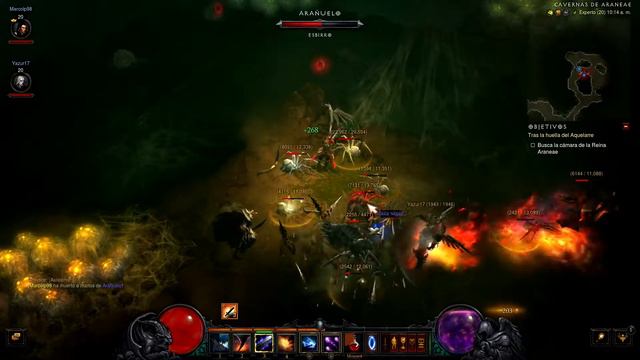 Diablo 3 | Matando a la Reina Araña Aranea | Leveleando cada vez mas | Campaña Español смотреть онлайн