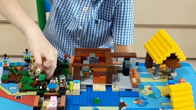 Лего майнкрафт# Фермерский коттедж# смотреть онлайн