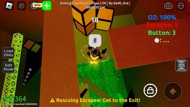 Flood Escape 2 Sinking Ship in Obby Creator by Ne49_tive Revamp 2 смотреть онлайн