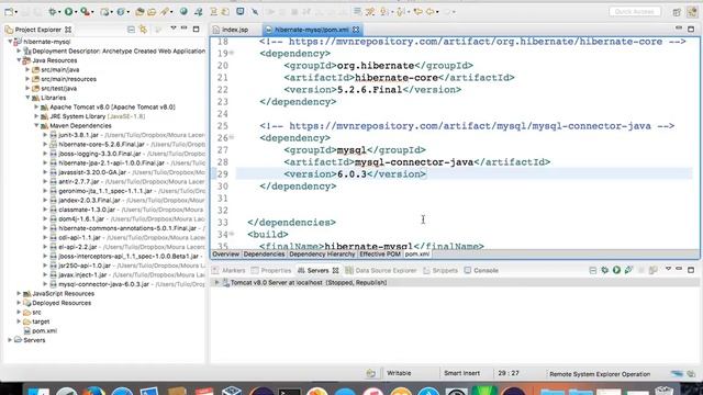 02/04 - Configuração do Hibernate para acessar o MySQL смотреть онлайн