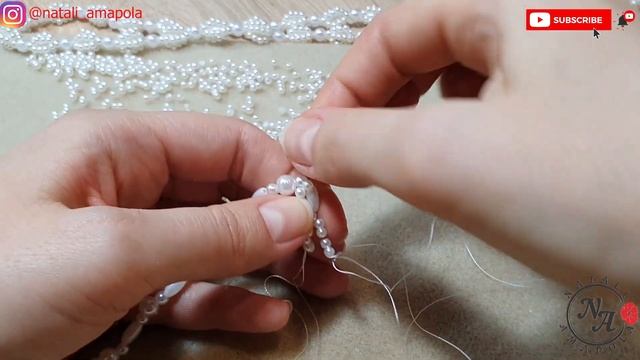 Цепочка для очков своими руками/Beaded chain/How to make a Beaded Eye Glass Chain/ Eyeglass Chain смотреть онлайн