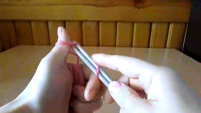 Вязание для начинающих. Как набрать петли на спицы смотреть онлайн