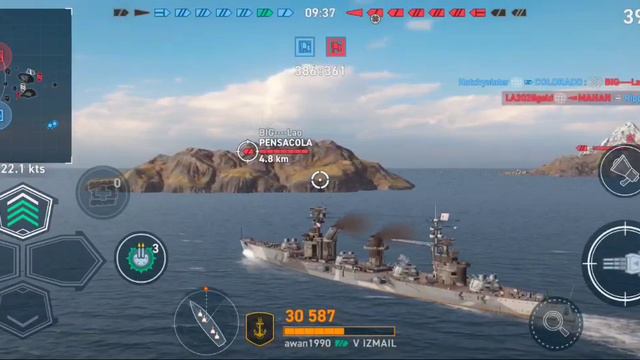 Tier V "IZMAIL" New Gameplay - World of Warships Legends go Mobile смотреть онлайн