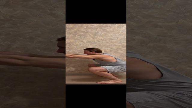 Приседание с подъемом рук