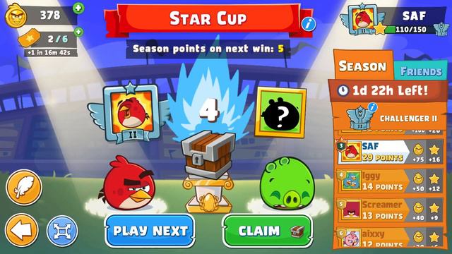 Angry Birds Friends. Star Cup Brawl! Seven wins in a row! Passage from Sergey Fetisov смотреть онлайн