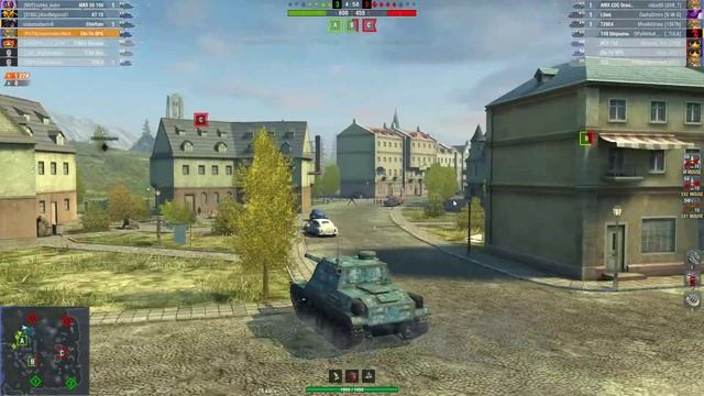 WOT Blitz Мастер на японской ПТ Chi To SPG 7 уровня 3 смотреть онлайн