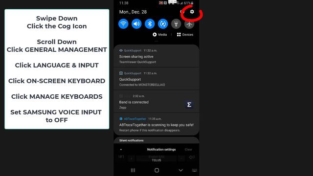 How to set Google Voice Keyboard in Samsung смотреть онлайн