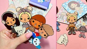 Бумажные куклы Тока Бока