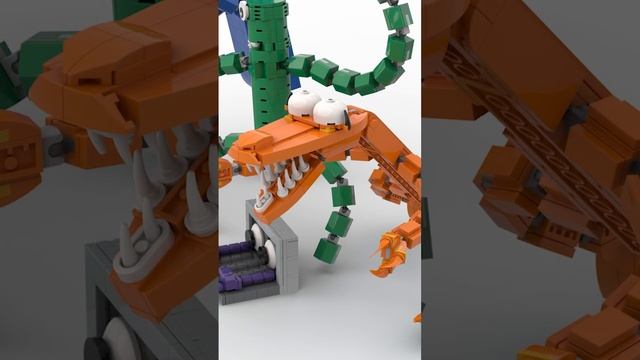 I made big Rainbow Friends out of LEGO! [ROBLOX] смотреть онлайн