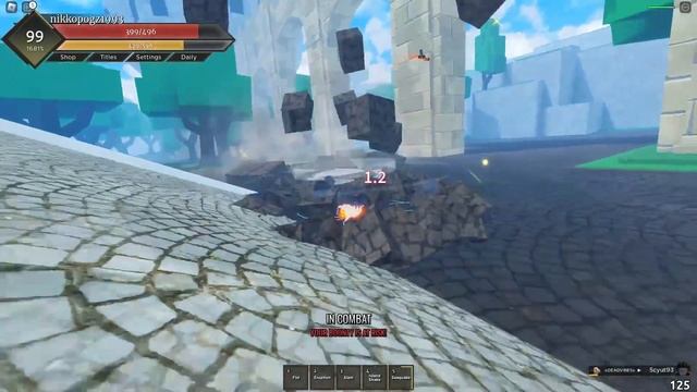 I Used A Quake Fruit To Destroy The Server In Fruit Battlegrounds Roblox! смотреть онлайн