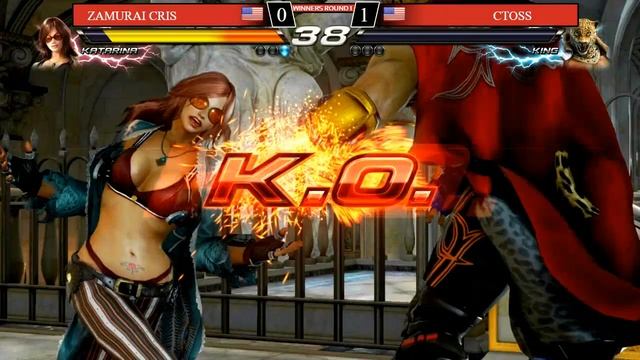 Zamurai Cris (Katarina) vs CToss (King) [W Rnd 1] - Bloodsport S8 E3 PSG Tekken 7 PS4 смотреть онлайн