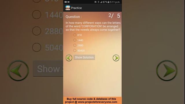 Aptitude / Quiz Android App with Timer, Source Code and Database | Android Quiz App смотреть онлайн