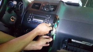 Suzuki sx4 / stereo panel removal / jeff tan tutorial