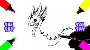 Как нарисовать ДРАКОНА Срисовки или Рисунки поэтапно FaniBiz