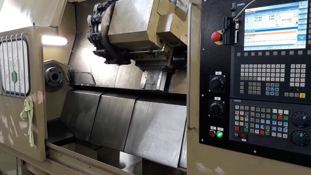 Токарый станок DS3/CNC после модернизации. смотреть онлайн